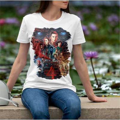 Дамска тениска STRANGER THINGS Season 4 Volume 1 Vecna